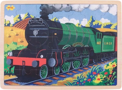 Дерев'яний пазл Bigjigs Летючий шотландець Flying Scotsman 35 елементів (2998044)