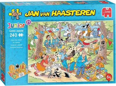 Puzzle Jumbo Jan van Haasteren Junior 21 Pchli targ 240 elementów (2051780)