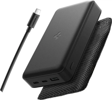 Powerbank Spigen Essential EA3030 30000 mAh 30W Black (8800283302677)