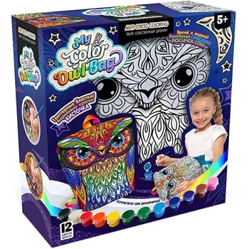 Рюкзак-розмальовка Danko Toys "My Color Owl-Bag" в вигляді сови COWL-01-01U