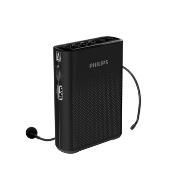 Усилитель PHILIPS SBM200 портативный с микрофоном для экскурсоводов, черный