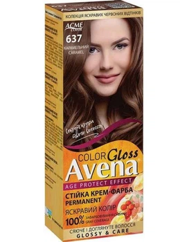 Крем-фарба стійка Acme 637 AVENA Gloss Color Карамельний 115 мл (4823115507129)