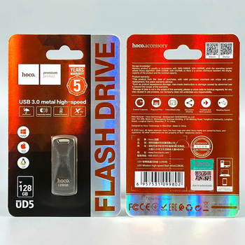 USB флешка 128Гб USB3.0 для хранения данных Hoco UD5