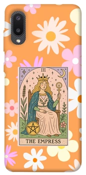 Чехол для Galaxy A02 с принтом Flower empress