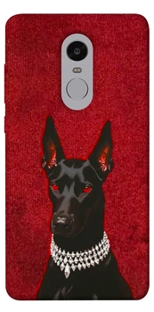 Чехол для Xiaomi Redmi Note 4X с принтом Premium doberman