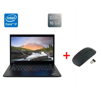 Ультрабук Lenovo ThinkPad X13 Gen1 / 13.3" (1920x1080) IPS / Intel Core i7-10610U (4 (8) ядра по 1.8 - 4.9 GHz) / 16 GB DDR4 / 256 GB SSD / Intel UHD Graphics / WebCam / Windows 10 б/у + Подарок Беспроводная мышь / USB