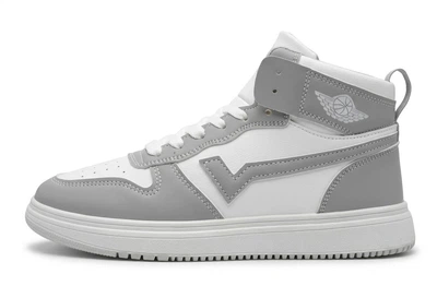 Хайтопы демисезонные подростковые / Ботинки демисезонные подростковые Swin shoes 1604-16 38 (24 см) серые с белым