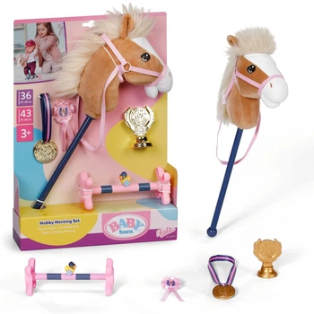 Zestaw dla lalki Baby born Hobby horsing 43 cm (4001167837375)
