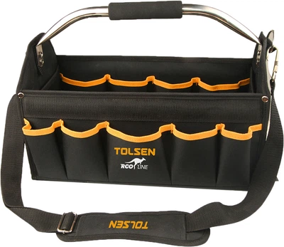Сумка для інструменту Tolsen Профі відкрита 42 x 29 x 21 см (6933528780137)