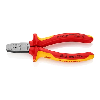 Кримпер для обжима гильз VDE 145 мм - Knipex 97 68 145 A