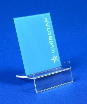 Подставка для IT-техники PlasticMarket Подставка под смартфон с ценником 80х40 мм (MS-15)