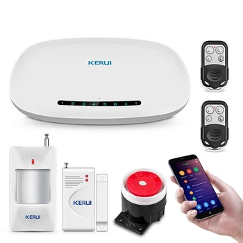 Комплект сигнализации GSM KERUI KR G1 plus Белый (IIFJHHBV739VNBBV)