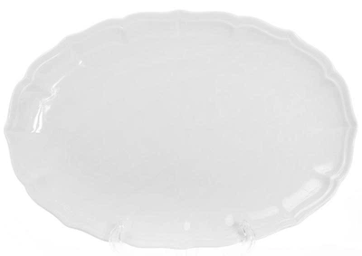 Блюдо фарфоровое White Prince-2 овальное 30.2х20.7см (белый фарфор) (BD-558-513)