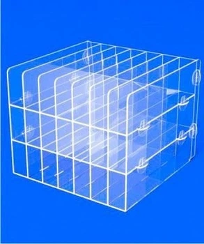 Подставка для косметики PlasticMarket Торговый дисплей для блеска на 21 ячейку (KM-32)
