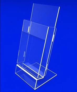 Пластиковая подставка для буклетов PlasticMarket Буклетница вертикальная 100х210 мм (PP-130)