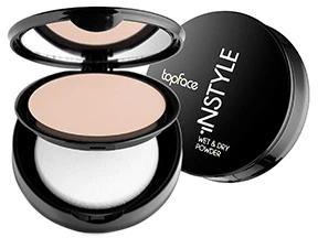 Пудра компактная TopFace Wet&Dry Instyle PT261 4 10 г (8681217220522)