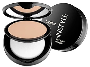 Пудра компактная TopFace Wet&Dry Instyle PT261 7 10 г (8681217220553)