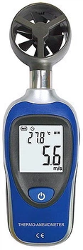 Цифровой анемометр Flus ET-905C (от 0,2 до 30 м/с) с измерением температуры воздуха (mdr_2836)