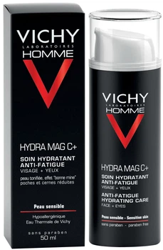 Krem do twarzy i pod oczy Vichy Homme Hydra Mag C + nawilżający 50 ml (3337871322571)