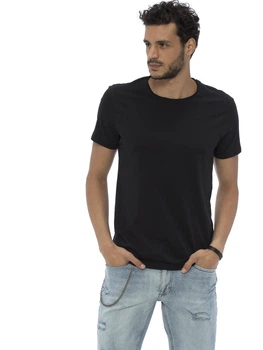 Футболка LC Waikiki L Чорна (LCW T-shirt -375-2)