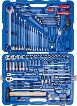 Набор инструментов King Tony 1/4" + 1/2" 128 предметов (7528MR01)