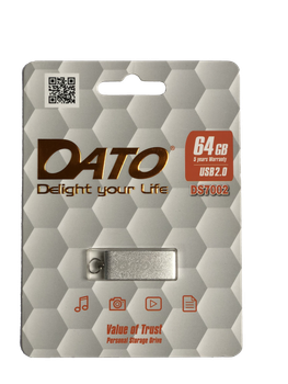Флеш-накопичувач DATO USB 2.0 DS7002 64Gb silver (DS7002S-64G)
