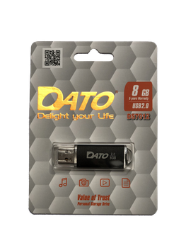 Флеш-накопичувач DATO USB 2.0 DS7012 8Gb black (DS7012B-08G)
