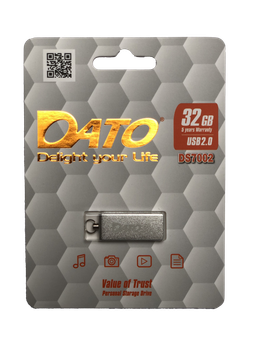 Флеш-накопичувач DATO USB 2.0 DS7002 32Gb silver (DS7002S-32G)