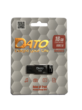Флеш-накопичувач DATO USB 2.0 DS3003 16Gb black (DS3003B-16G)