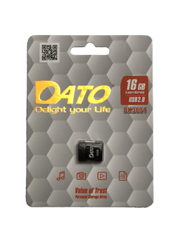 Флеш-накопичувач DATO USB 2.0 DK3001 16Gb black (DK3001B-16G)