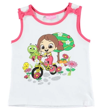Майка LC Waikiki 92 см Белая (T-shirt girl -081)