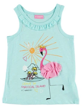 Майка LC Waikiki 104 см Голубая (T-shirt girl -128)