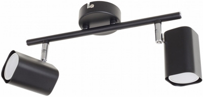 Светильник спотовый Brille HTL-213/2 GU10 BK (29-237)