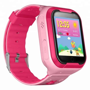 Детские водонепроницаемые умные часы EWatch Q403 с GPS трекером Android розовые
