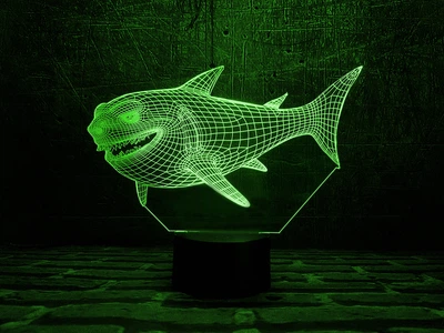 Сменная пластина для 3D ламп "Акула" 3DTOYSLAMP (НЕ НОЧНИК)