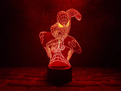 Сменная пластина для 3D ночника "Человек-паук" 3DTOYSLAMP (НЕ НОЧНИК)