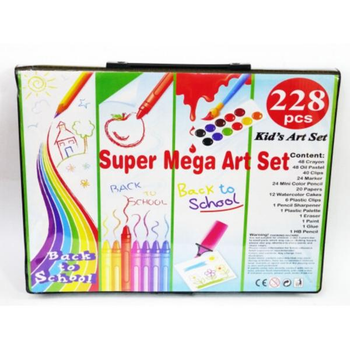 228Pcs Kids Drawing Set Suitcase Drawing kit Children Art Set