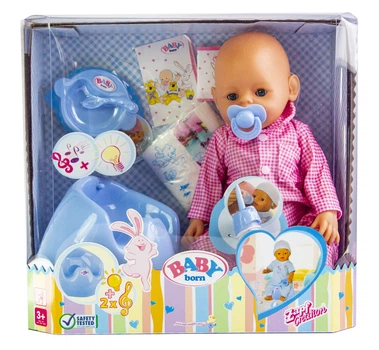 Кукла Baby Born WZJ (Бейби Борн) с аксессуарами, музыкальный горшок (В147)