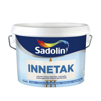 Краска для потолка Sadolin Innetak белая глубокоматовая