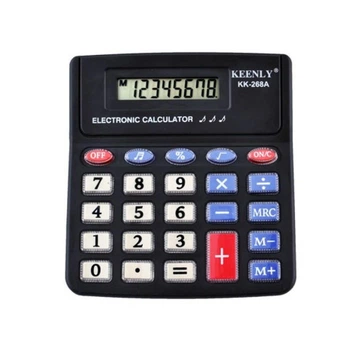 Калькулятор простой Keenly KK 268 A, черный (TMiz12440)
