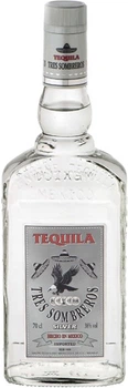 Текіла Tres Sombreros Silver 38% 0.7 л (8414771854601)