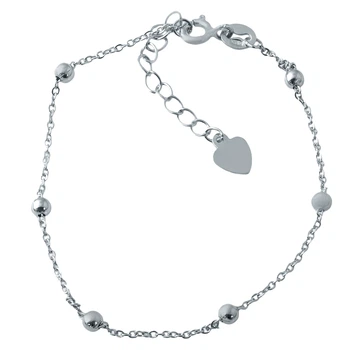 Серебряный браслет с без камней, вес изделия 1,53 гр (1927410)