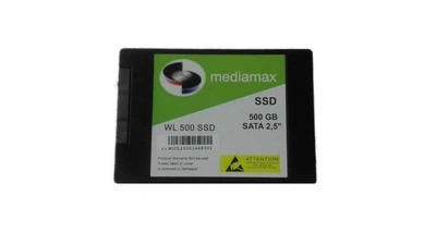 Накопитель SSD 500GB Mediamax 2.5 SATAIII TLC (WL 500 SSD) - Refubrished