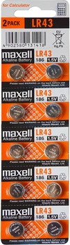 Bateria alkaliczna Maxell LR43 10 szt (775012.00.CN)
