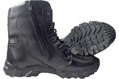 Ботинки зимние мужские кожаные Ботинки тактические Winterfrost ZaMisto Еnergy Черные (ЗМ WF-800) 45