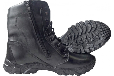 Ботинки зимние мужские кожаные Ботинки тактические Winterfrost ZaMisto Еnergy Черные (ЗМ WF-800) 44