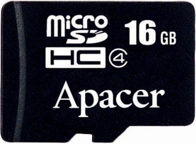 Карта памяти Apacer microSDHC class 4 16Gb