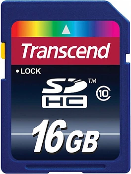 Карта памяти Transcend SDXC/SDHC Class 10 16Gb