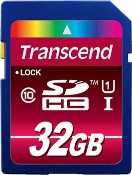 Карта памяти Transcend SDXC/SDHC Class 10 UHS-I 600x 32Gb Black