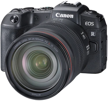 Фотоаппарат Canon EOS RP RF 24-105 мм F4L IS USM w/ Mount Adapter EF-EOS R Black (3380C045AA)